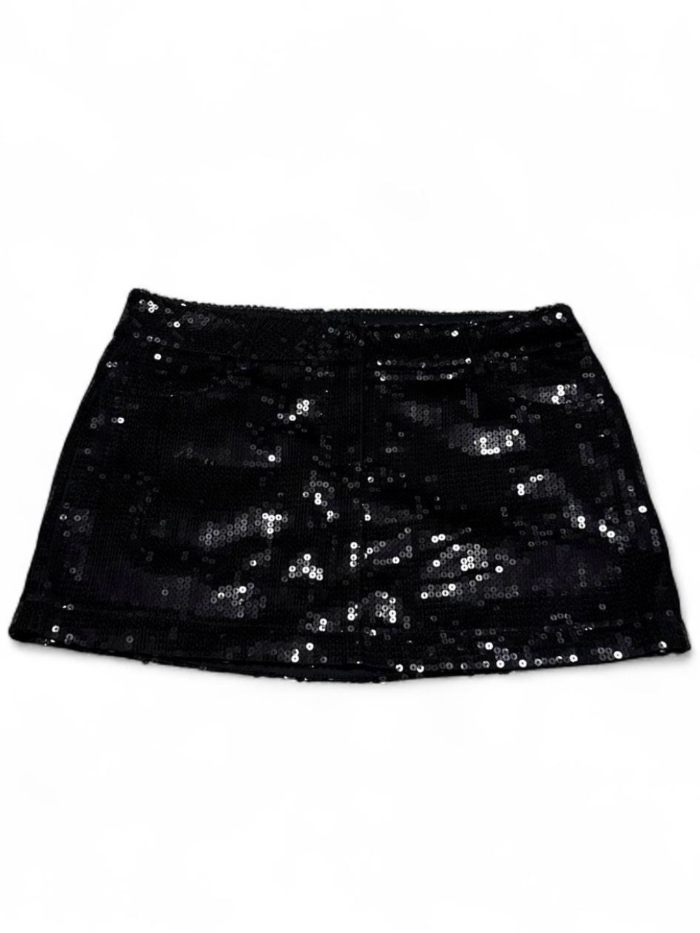Forever 21 Black Sequin Mini Skirt - Party Ready